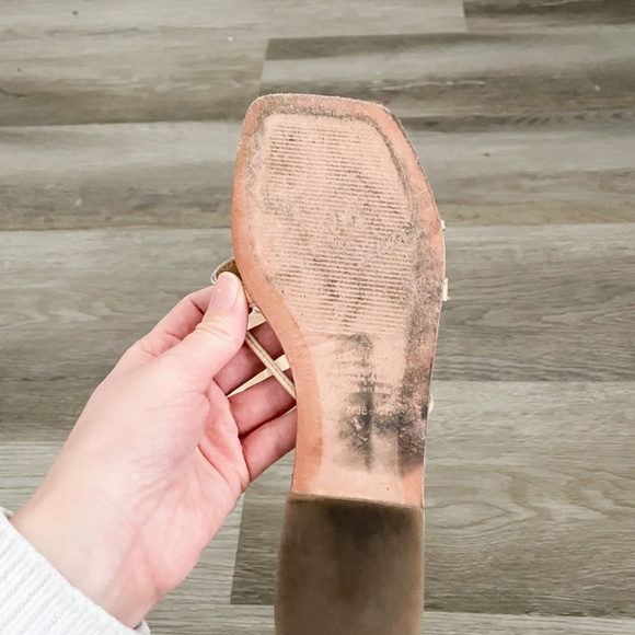 Jeffrey Campbell Tan Strappy Sandals 7/38 - Picture 6 of 7